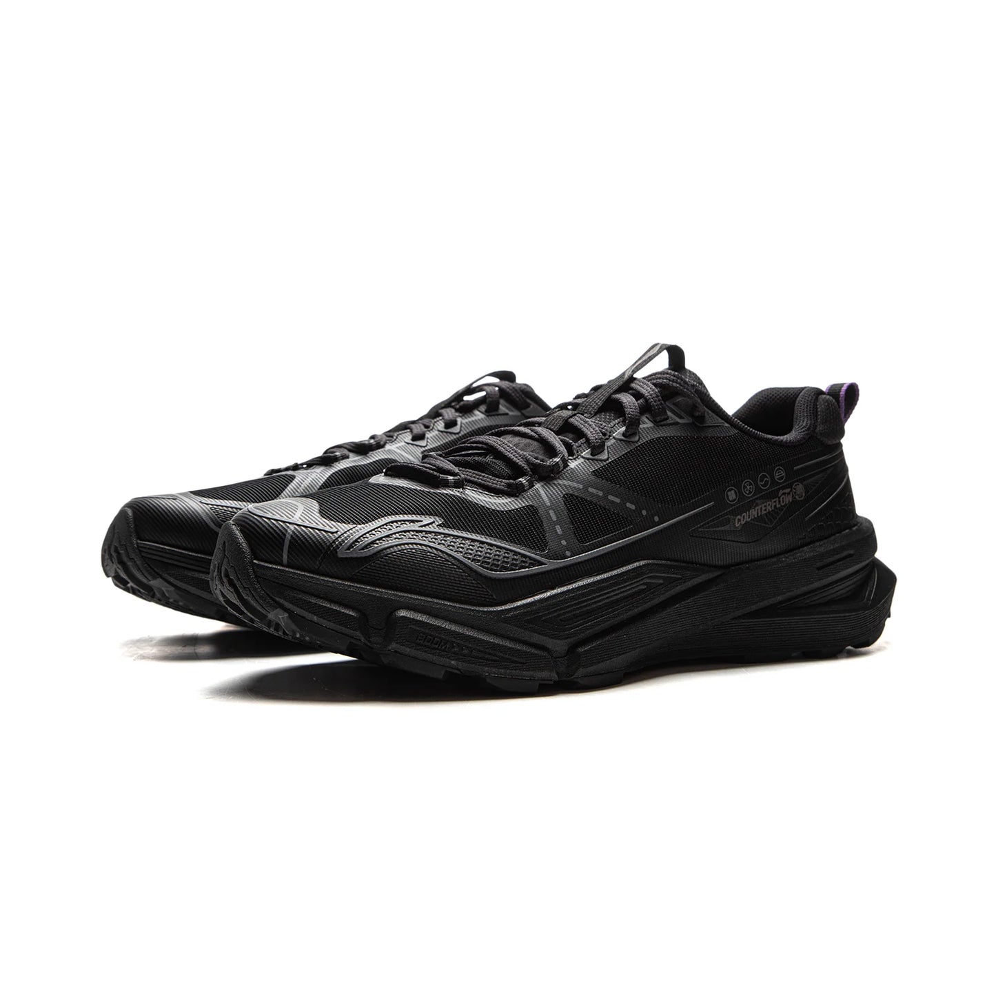 Unisex AXL FLIT Outdoor COUNTERFLOW Hiking Shoes BOOM Cushion Lightweight High Rebound LiNing Leisure Sneakers AHTV027