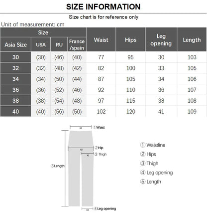 Motorcycle Trendy Straight Men's Jeans Elastic Washed Fashion Streetwear Denim Pants Embroidery Hip-Hop Trousers (Without Belt)