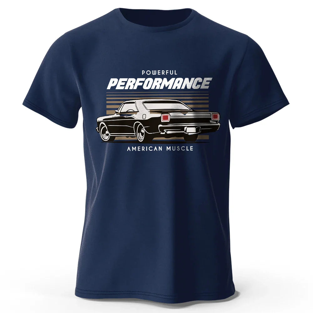 Custom Car Club Patch Printed Unisex Men Women T-Shirt Tees Tops 100% Cotton Embossed Logo Graphic Gearhead Outfit
