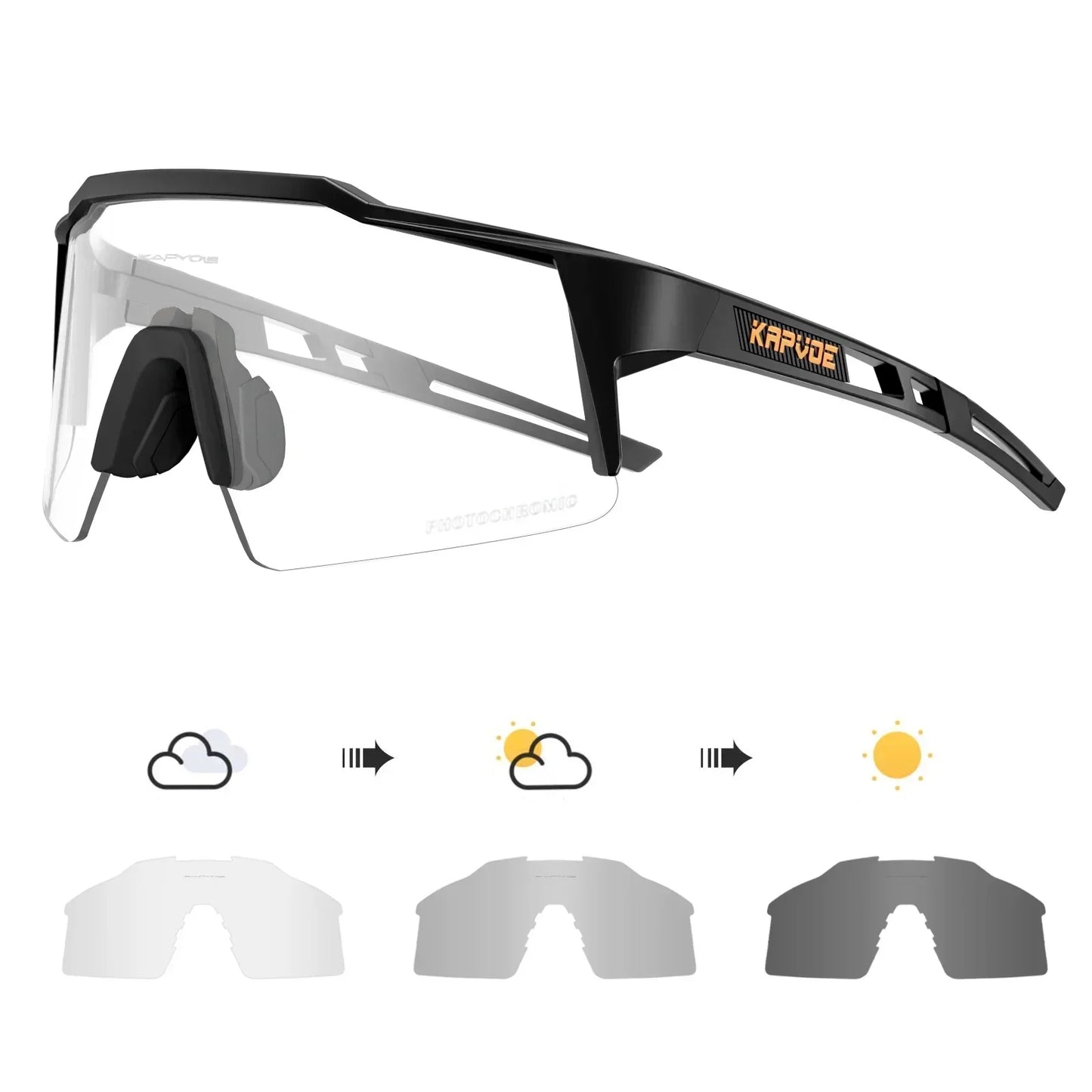 Red Photochromic Cycling Sunglasses for Men Blue Photochromic Cycling Glasses Mountain New Bicycle Goggles Eyewear Sports