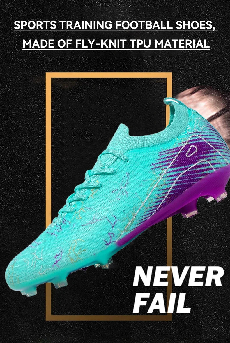 New Men's Football Boots Non-Slip Soccer Shoes Cleats Training FG Top Quality Sneakers Wholesale Drop Shipping Unisex Adult
