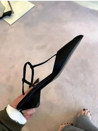 Sexy Pointed Toe Satin Low Heel Sandals Women Elegant Ankle Strap Kitten Heels Women Pumps Summer Fashion Casual Heels Sandals