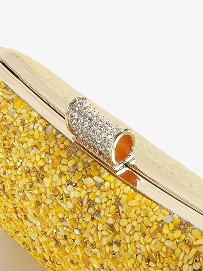 Mini Irregular Jewel Handheld Dinner Bag