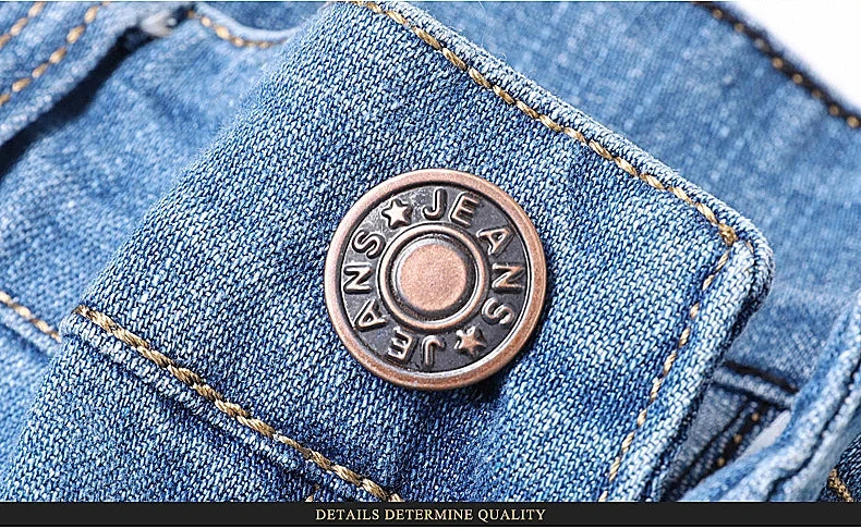 Men's Denim Jeans Thin Summer Straight Business Soft Fashion New High Quality Pants New Arrivals Dropship OL Work Trousers