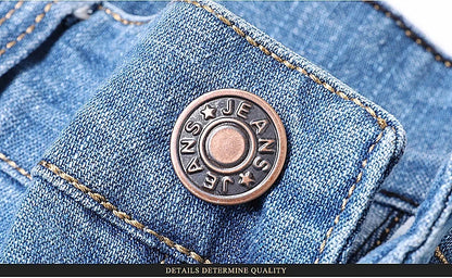 Men's Denim Jeans Thin Summer Straight Business Soft Fashion New High Quality Pants New Arrivals Dropship OL Work Trousers