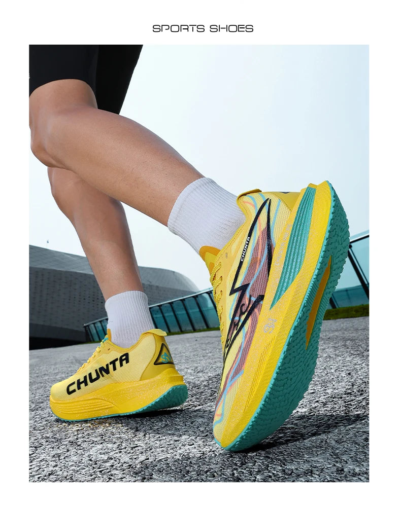 Running Shoes Carbon Board Marathon Men Speciality Sports Breathable Lightweight Women's Comfortable Athletic Chunta Sneakers