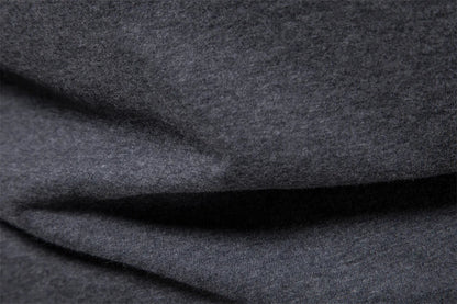 100% Cotton Long Sleeve Men's T-shirt Solid Color Letter Print Casual T shirts for Men New Spring Tops Tee Men Clothing