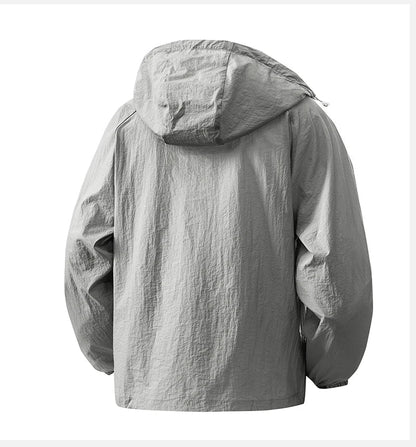 Women's Men's Sun Protective Jackets Camping Mountaineering Hiking Outdoor Sports Windbreaker Summer Lightweight Coat