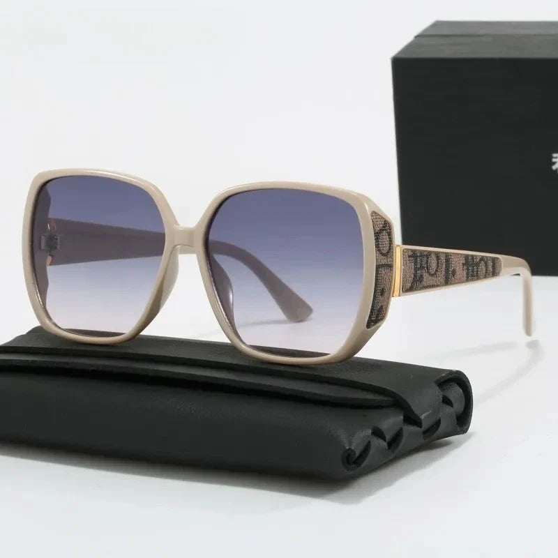 2025 New Vintage Oversized Square Polarized Sunglasses Women New Fashion Gradient Sun Glasses Men Driving Eyewear UV400 Shades