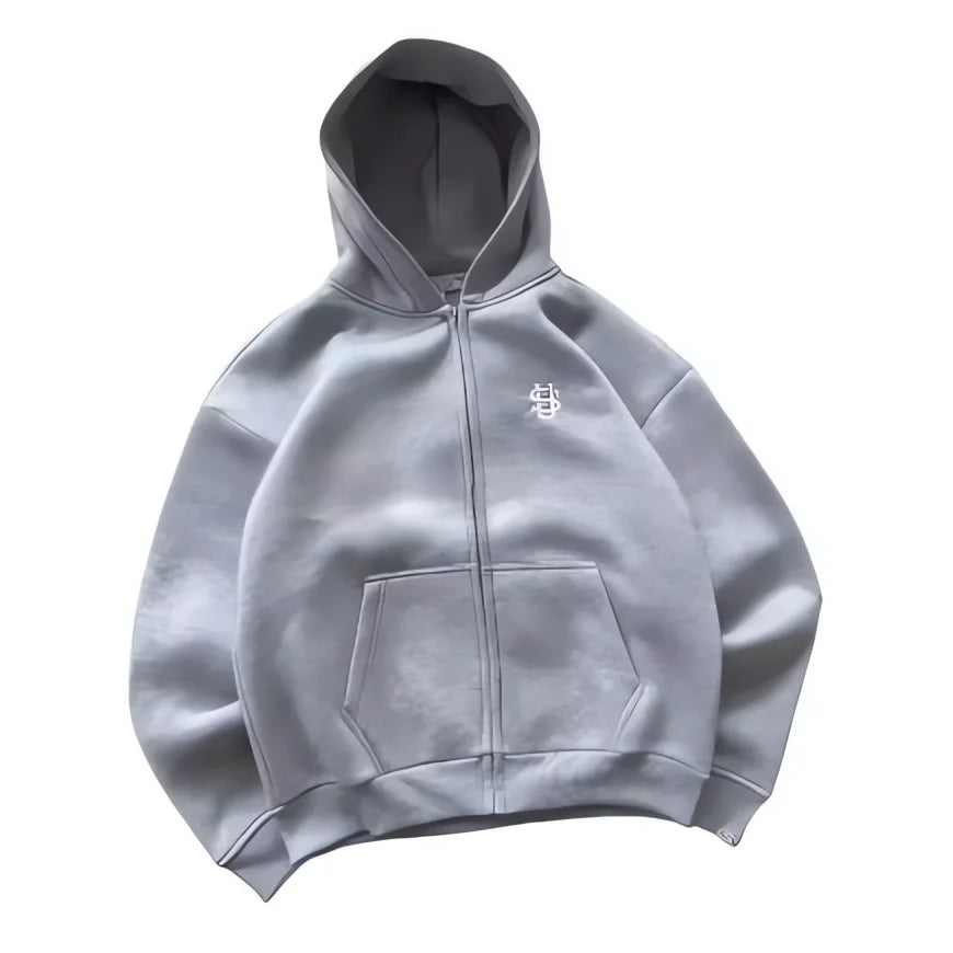 2025 Autumn/Winter Fashion Embroidery Harajuku Y2K Zipper Hoodie Women's Street Y2K New Punk Sportswear unisex Casual Hoodie