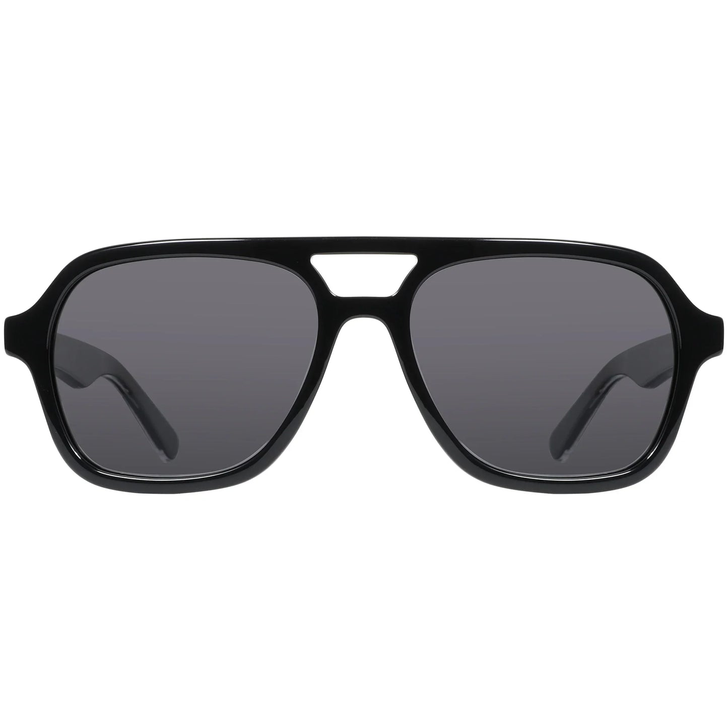 Acetate Pilot Polarized Prescription Sunglasses For Women Double Bridge UV400 Myopia Protection Grade Shade