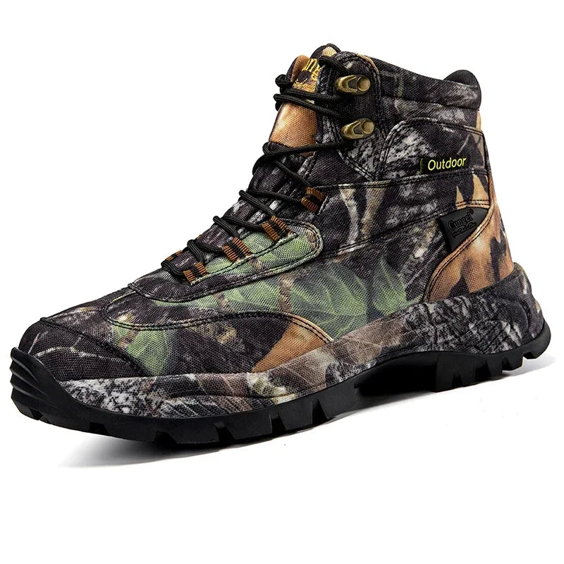 Men Tactical Boots Army Boots Breathable Unisex Ankle Desert Waterproof Climbing Hiking Shoes Work High Quality Hunting Boots