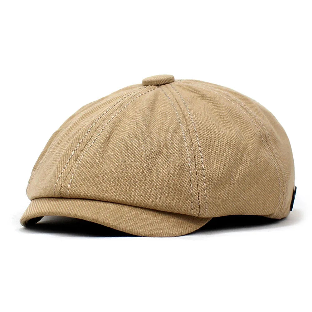 Men's Women's Beret Hat New Fashion Newsboy Caps Outdoor Streetwear Washed Denim Peaked Cap Casual Vintage Boina Hatss