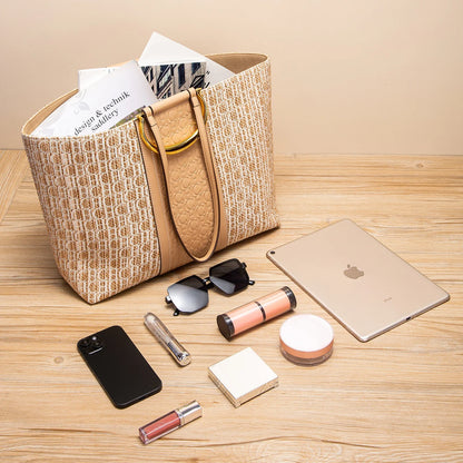 Women's Tote Bag New Large Capacity Brand Grass Weaving High Quality Handbag Women's Vacation Beach Bag Storage Bag
