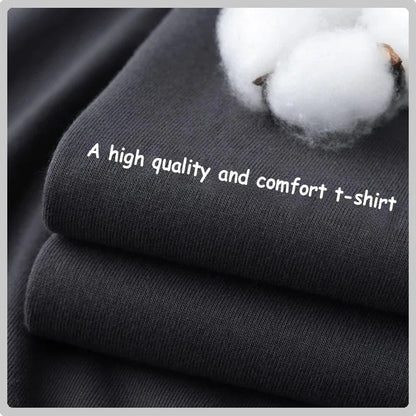 Funny Rabbit Hand Shadow T-Shirt Cute Cotton Short Sleeve T Shirt for Men Women Couple Short Sleeve Tops Harajuku Y2k Clothing