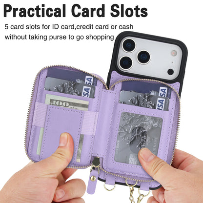2 in 1 Detachable Crossbody Magnetic Cards Solt Wallet Leather Case For iPhone 17 Pro Max 16 Plus 15 14 13 12 Shockproof Cover