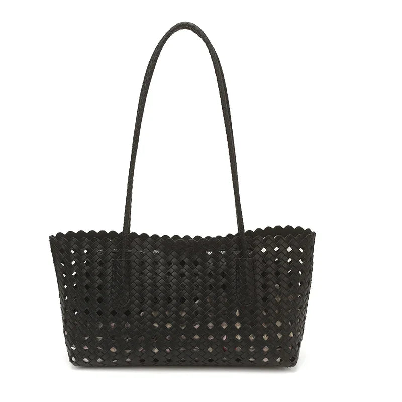 Fashion Woman Shoulder Bags for Women 2026 Brand Luxury Designer Bag Female Totes Purses Ladies Woven Shoulder Handbag Summer