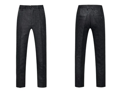 New Tuxedo 3 Piece Suit, Men's Groom's Suit, Top + Vest + Pants