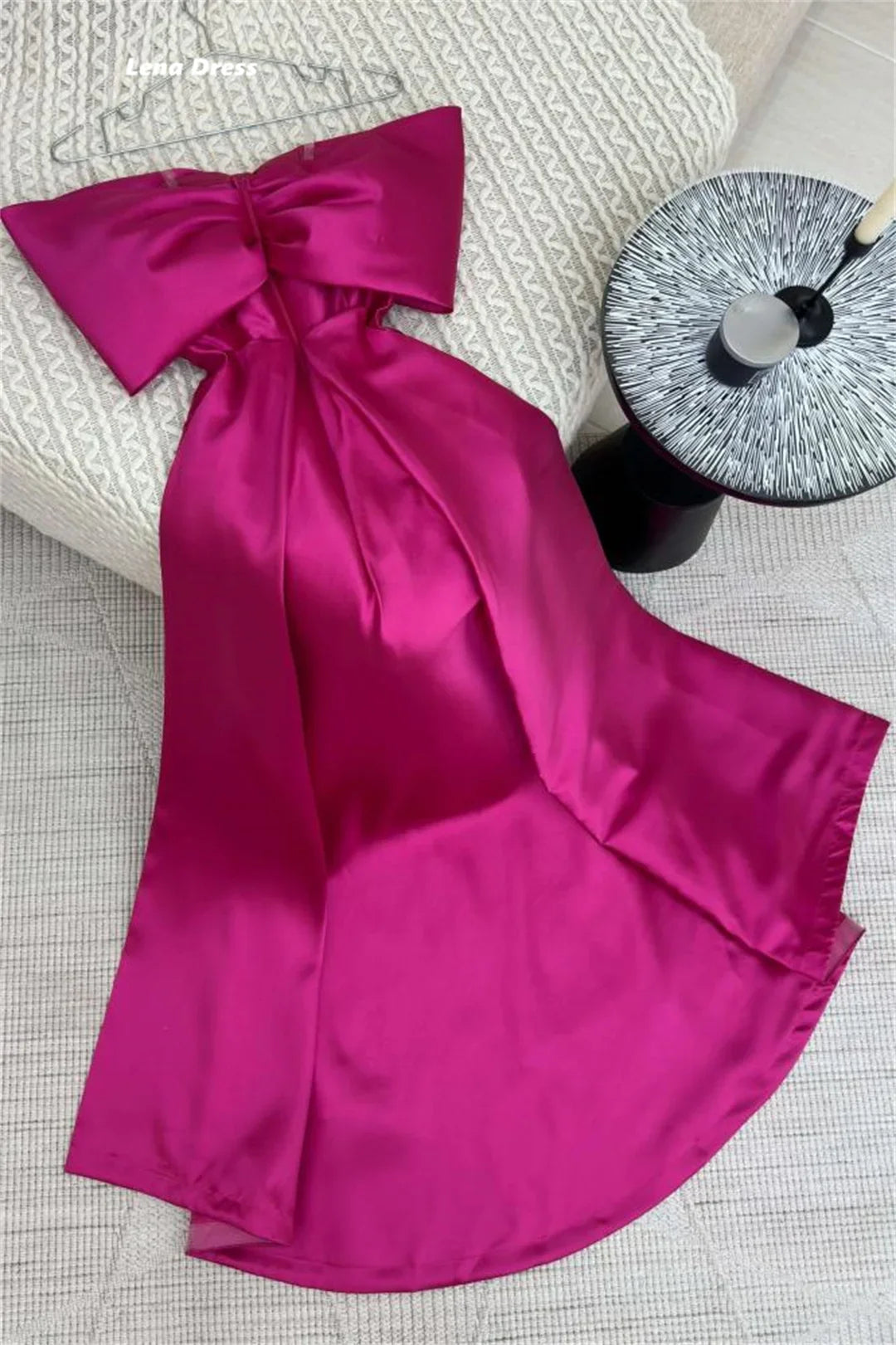 Beads Women's Prom Dress 2025 Custom Made Evening Dresses for Special Occasions Bow Lena Ball Gown Luxury Dress Mermaid Party