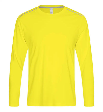 High Quality Spandex Men Women Kids Running Long Sleeve T-Shirt Quick Dry Gym Fitness Shirt Training Exercise Clothes Sports Top
