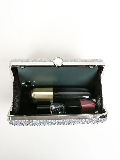 Women's evening bag, luxury sequin evening bag, suitable for carnival use, sparkling wedding handbag, gorgeous