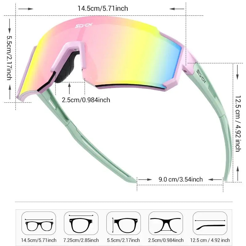 Cycling Glasses Bike Sunglasses Men UV400 Eyewear Sports MTB Outdoor Goggles Bicycle Women Sunglasses Multi Color Riding