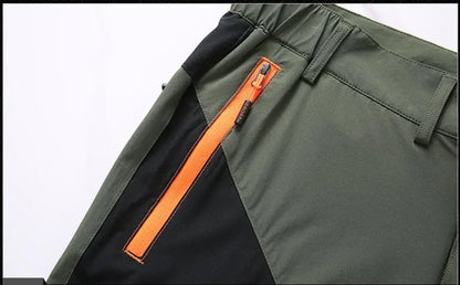 New Summer Men Thin Multi Pocket Work Pants Outdoor Casual Sports Breathable Cargo Pants Straight Leg Loose Tooling Trousers 4XL