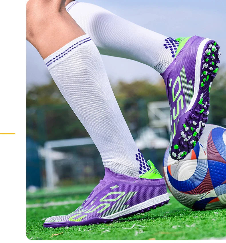 New Men's Soccer Shoes Non Slip Indoor Football Boots Sport Comfortable Grass Cleats Ultralight Fg Turf Futsal Adult Non-Slip