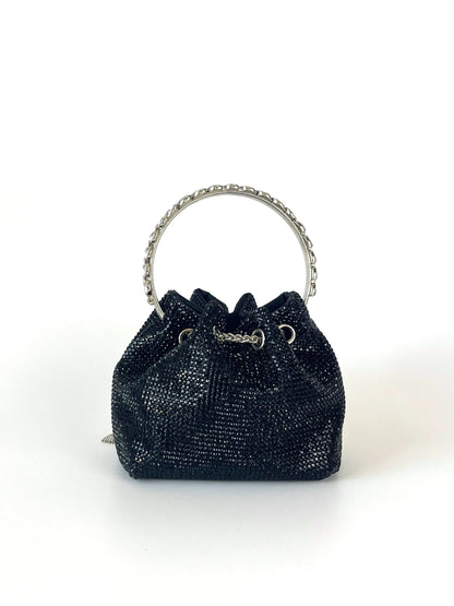 Dinner bag Handle Shining Rhinestones Evening clutch Bag Sparkling, Elegant, Exquisite Dinner Party Handbag party wedding Bag