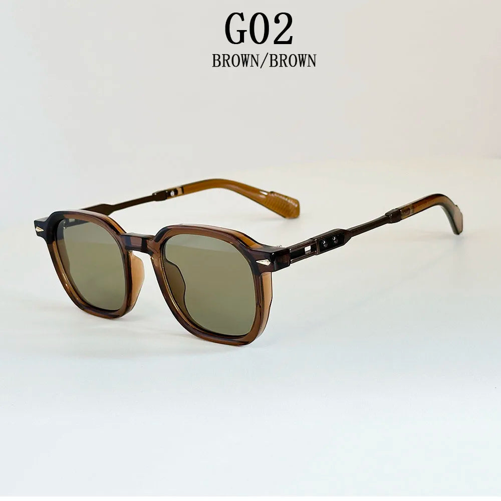 Vintage Sunglasses Women 2025 Square Sunglass Men Vacation Fashion Glasses Gafas De Sol Hombre Lunette Soleil Femme Dropshipping