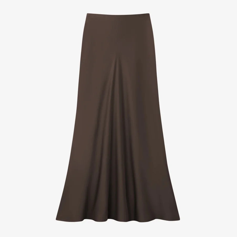 AS AW25  classic high quality Satin skirt adjustable waist skirt all season woman clothing