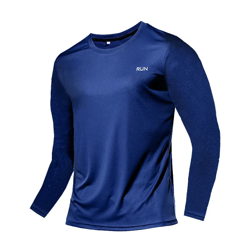 Men's UPF 50+ Sun Protection Shirts Long Sleeve UV Swim Shirt Fishing Hiking Running Rash Guard Quick Dry Lightweight