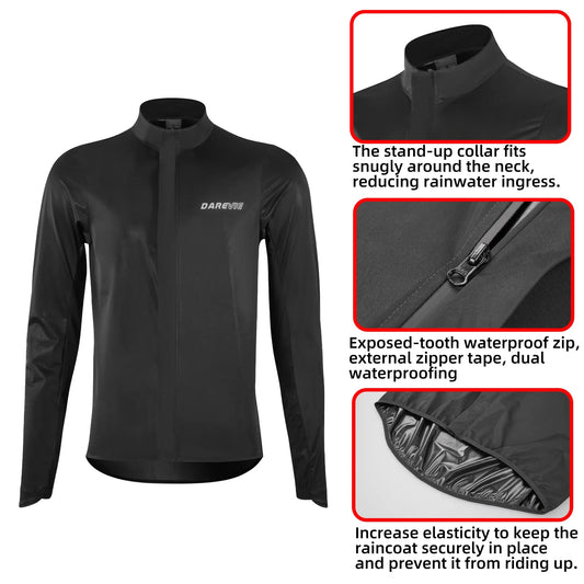 Jackets For Man Waterproof Anti UV Soft Men's Jackets Windproof Light Soft Anti Slip Raincoat Outdoor Cycling Jacket Man