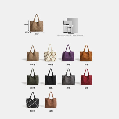 Women's bag Premium Handwoven Nylon Shoulder Bag with Luxurious Finish Women Shoulder Bags