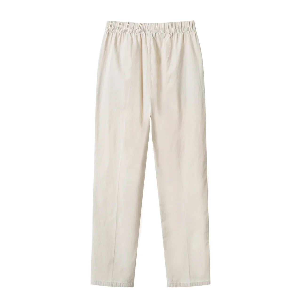 Summer Casual Washed Cotton Women's Plus Size Pants 2025 Elastic Waist Office Casual Outdoor Trousers Breathable Cool Clothing