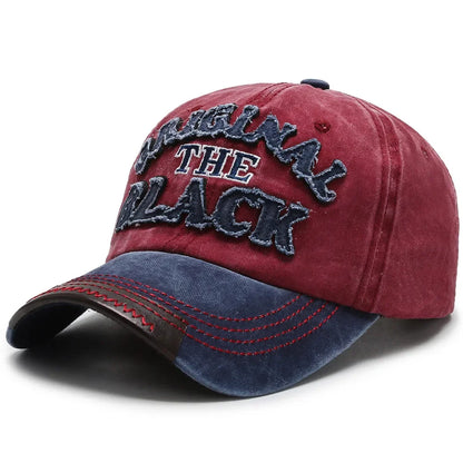 Men Retro Letter Embroidery Baseball Caps Spring Summer Women Cotton Adjustable Casual Hat Hip Hop Streetwear Sun Hats