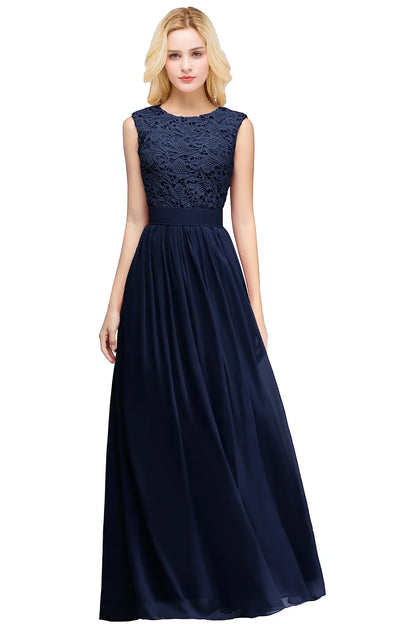 Navy Blue A Line Evening Dresses 2025 Elegant Beaded Appliques Illusion Prom Gowns Formal Party Vestido De Gala