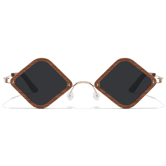 Wooden Aduit Sunglasses Brazilian rosewood Handmade Polarized Glasses Mirror Coating Lenses Eyewear With Gift Box 2105