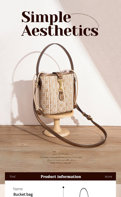 Minimalist and Versatile Summer New-arrival Straw Handbag for Women Exquisitely Crafted Women's Shoulder Bag