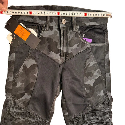 New PK719 Upgrade Model Motorcycle Summer Riding Jeans With Breathable Net Knight CE Certification Equipment Anti-fall Pants