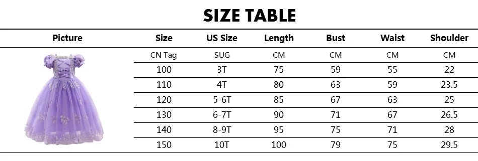 Girl Pink Aurora Cosplay Princess Dress Up Kids Christmas Halloween Tulle Fancy Rapunzel Costume for Children Girls Birthday