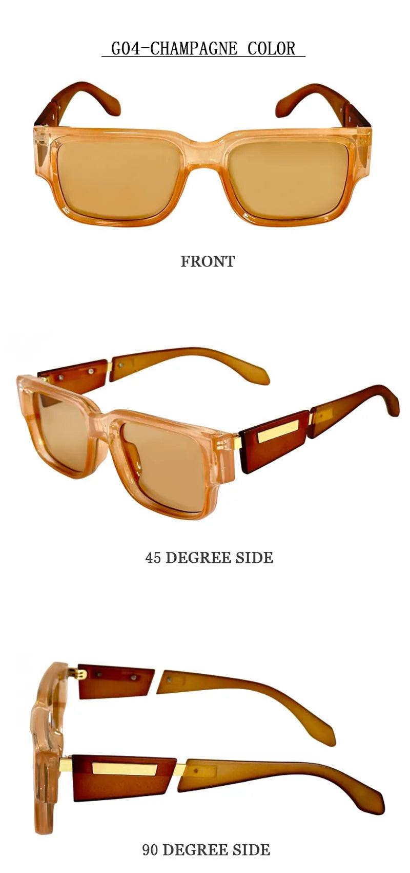 Square Sunglass Men Vintage Luxury Sunglasses Women 2025 Retro Fashion Glasses Vacation Gafas De Sol Hombre Lunette Soleil Femm