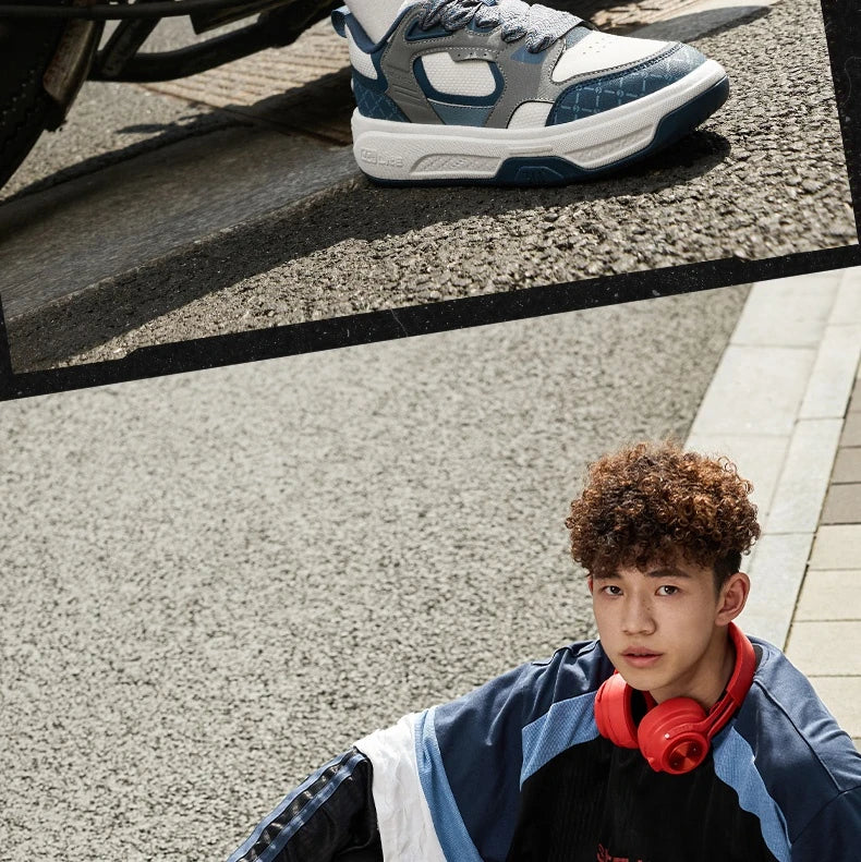 Men Board Shoes Synthetic Leather Upper Comfort Chunky Anti-slip Durable Commuter Sneakers Male 672616614