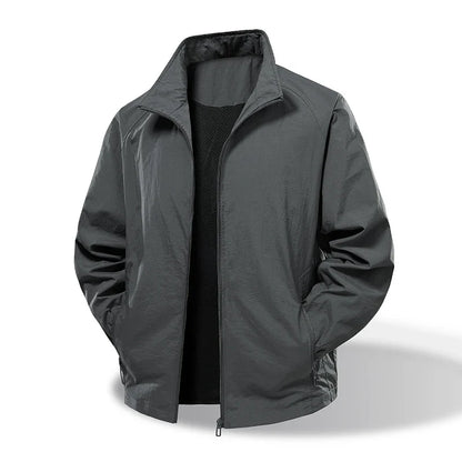 Spring and Autumn new workwear jacket men's elastic waterproof outdoor assault jacket stand collar jacket nylon windbreaker high