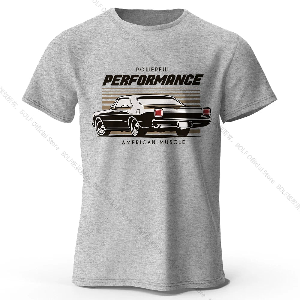 Custom Car Club Patch Printed Unisex Men Women T-Shirt Tees Tops 100% Cotton Embossed Logo Graphic Gearhead Outfit