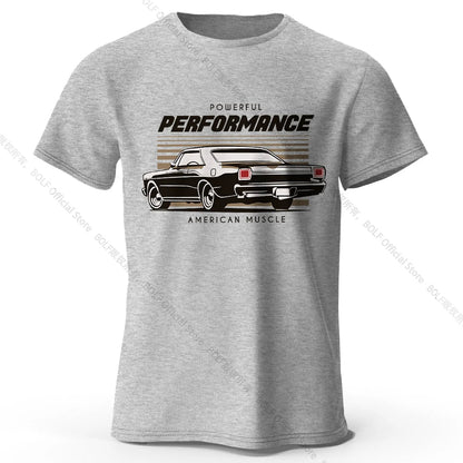 Custom Car Club Patch Printed Unisex Men Women T-Shirt Tees Tops 100% Cotton Embossed Logo Graphic Gearhead Outfit