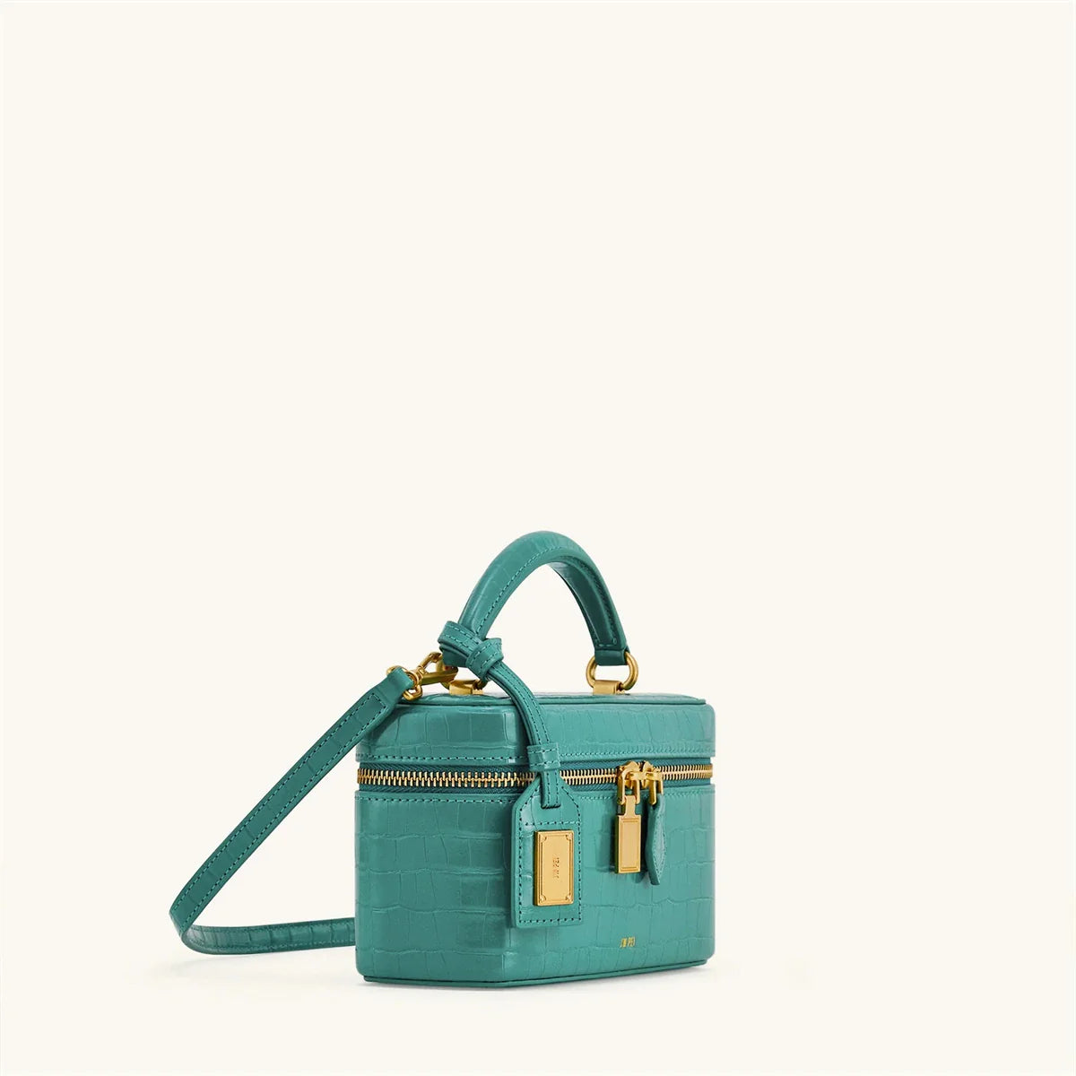 Women Shoulder Bag Crossbody Handbag Croc Embossed Small Square Box Purse French Vintage Messenger Bags Exquisite Ladies