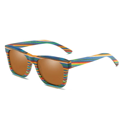 Natural Bamboo And Wooden Sunglasses VIP Manual Polarized Glasses Luxury Brand Environmental Degradable Glasses Gift Box