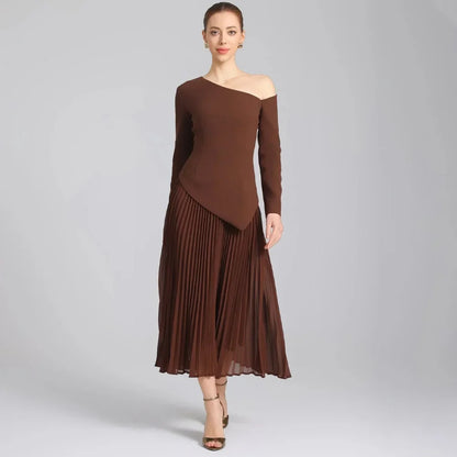 Customized Elegant Evening Dresses A-Line One Shoulder Prom Dress Exquisite High Quality Special Fashion Formal Party Gown Women