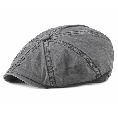 Denim Peaked Cap Men's Women's Beret Hat New Fashion Newsboy Caps Outdoor Streetwear Washed Casual Vintage Boina Hats